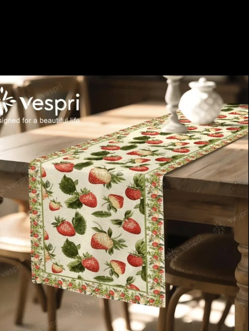 Strawberry 🍓 Decor Table Runner NEW